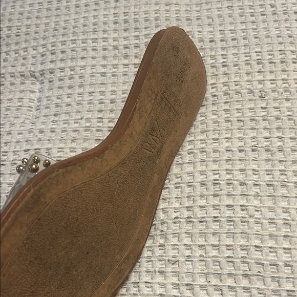 Zara Tan and Gold Studded Sandals - Picture 3 of 4